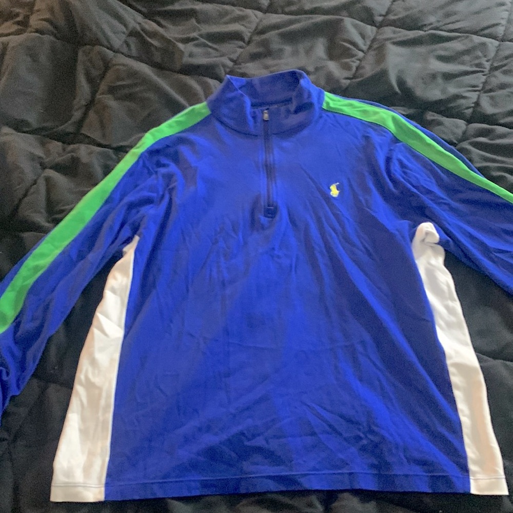 Ralph Lauren polo Track Sports jacket Blue/green/white/yellow